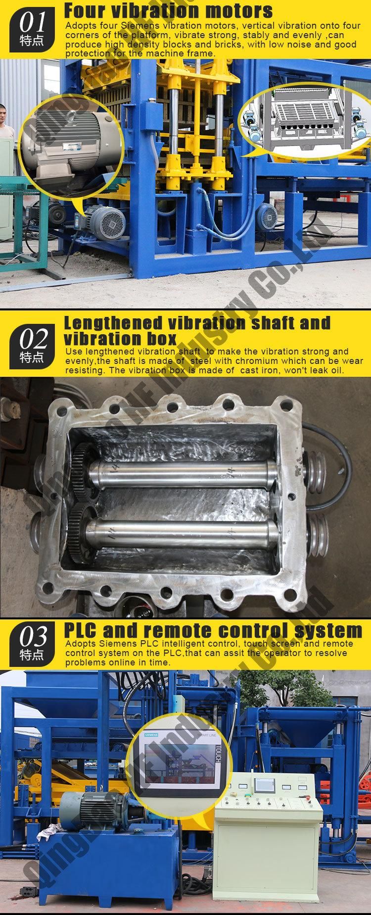 Qt10-15 Hydraulic Pressure Block Making Machine in India Price Concrete Brick Machine