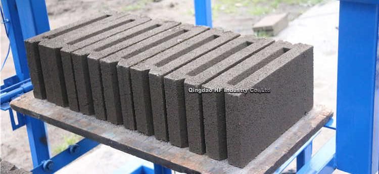 Semi- Automatic Concrete Hollow Block Machine Qt4-26