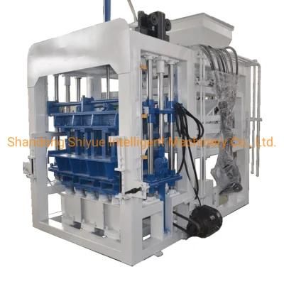 Qt4-12 Concrete Zig Zag Paving Brick Hollow Block Machine with CE Certificate
