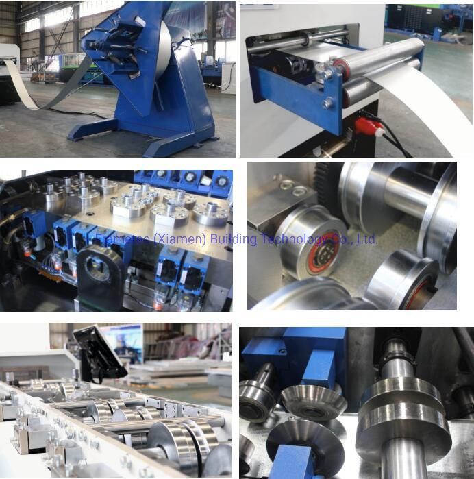 High Speed Automatic Light Steel Stud Profiles Metal Frame Roll Forming Machine Factory Price
