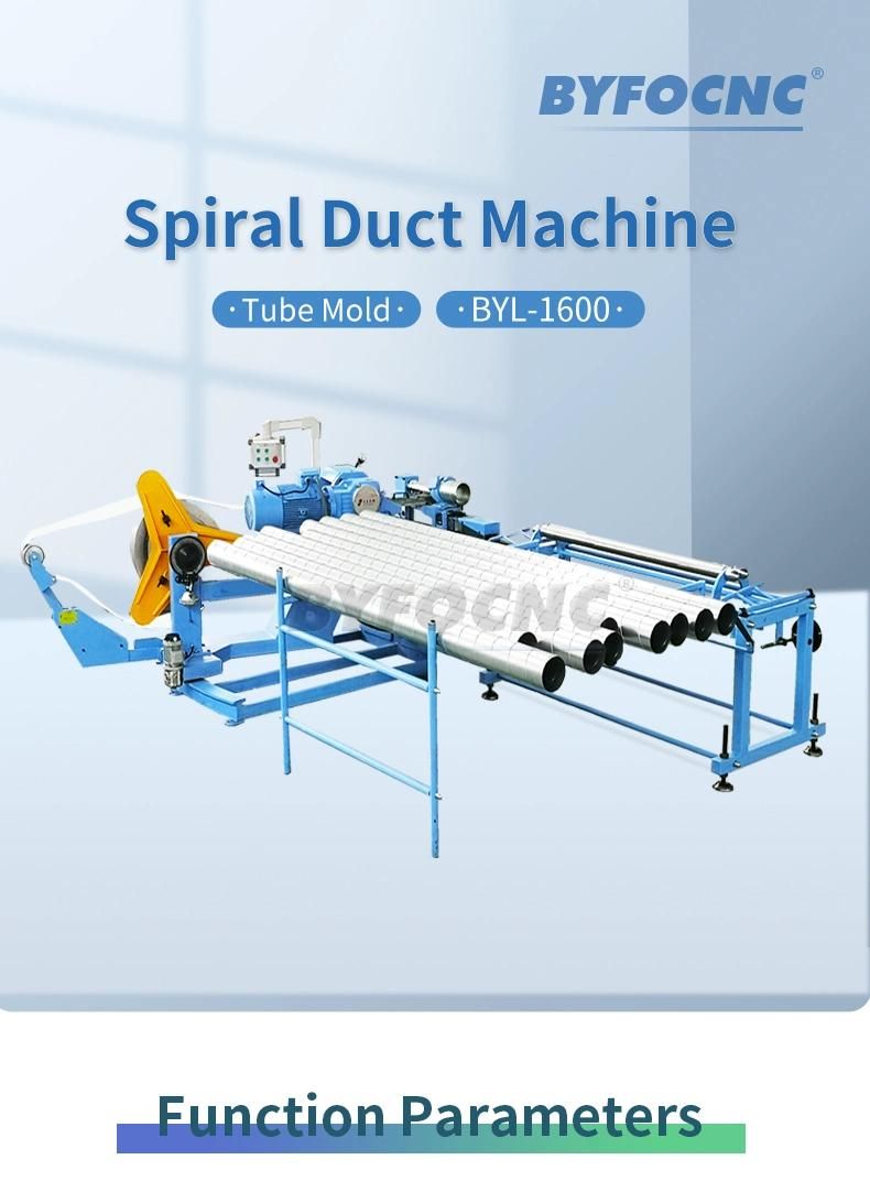 Round Air Pipe Duct Making Machine