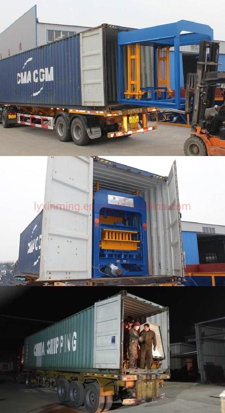 Full Automatic Qt4-15 Concrete Cement Interlocking Block Making Machine with Competitive Price