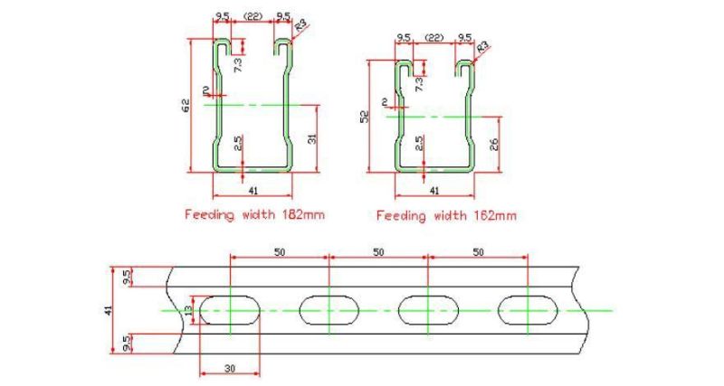 Good Service CE Approved Gi, PPGI Container Xiamen Ibr Sheet Forming Machine U21 Solar PV Bracket