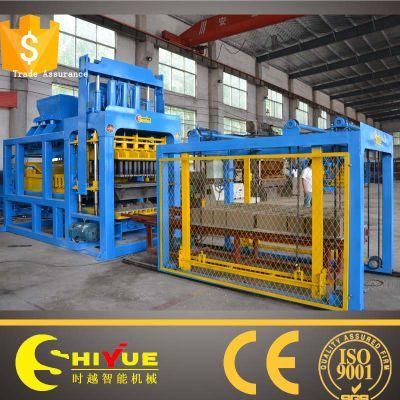 Qt12-15 Automatic Concrete Block Production Line Brick Making Machine