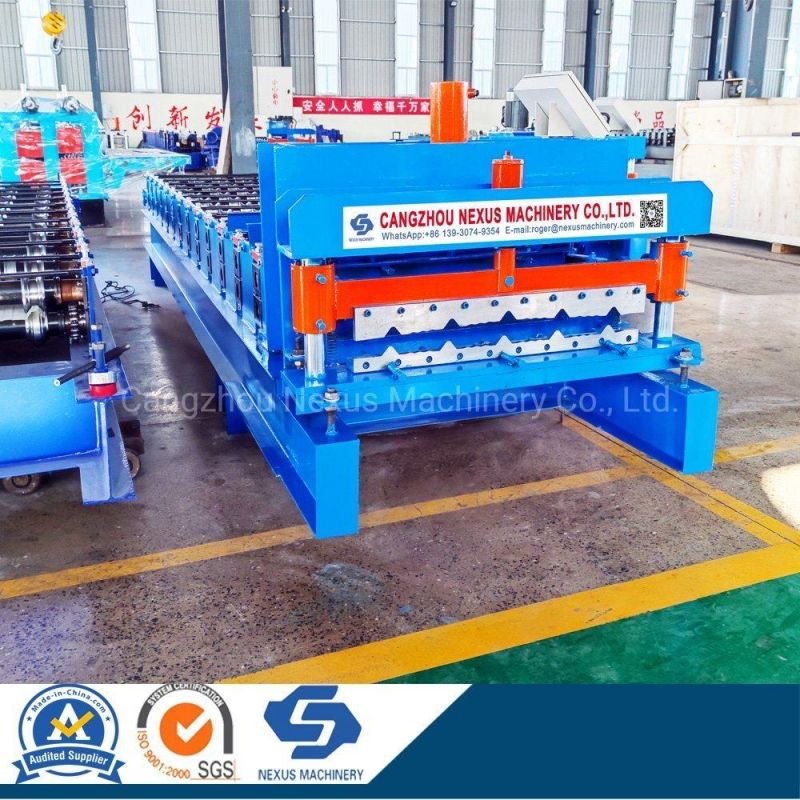 Color Coated Steel Tile Roofing Roll Forming Machine Glazed Tiles Sheet Making Machine
