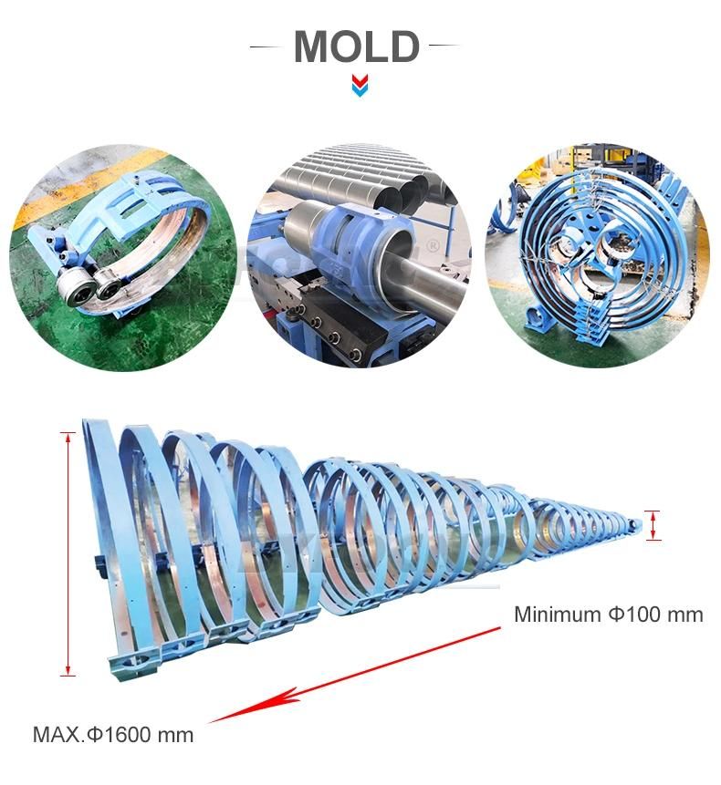 Round Air Pipe Duct Making Machine