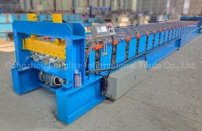 High Strength Bearing Steel Structure Floor Decking Cold Roll Forming Machine