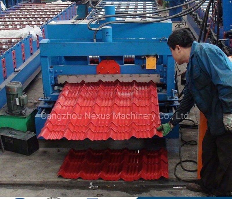 Steel Tile Mabati Wave Roofing Machinery Bamboo Roof Sheet Roll Forming Machine