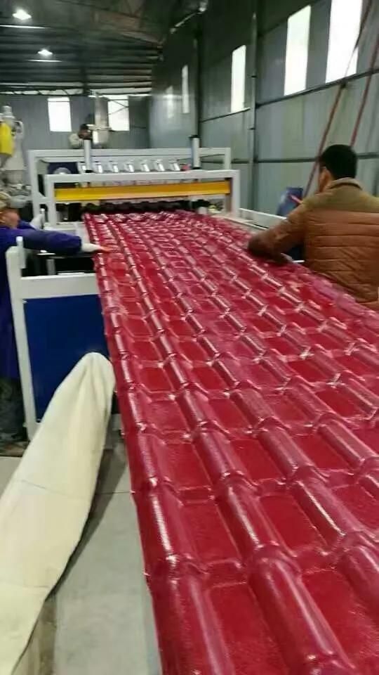 PVC Plastic Roof Tile Making Machine