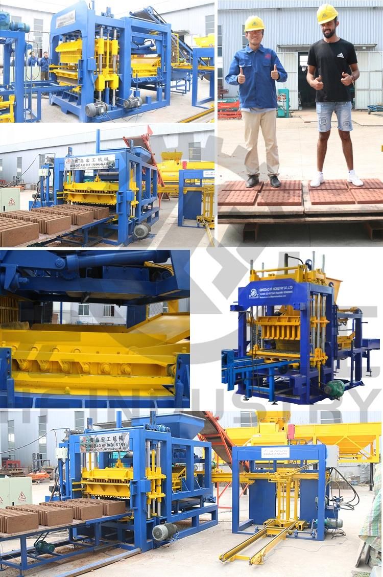 Qt5-15 Bangledesh Concrete and Fly Ash Hollow Solid Brick Machine for Sale