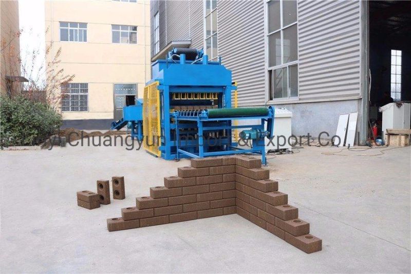 Cy7-10 Clay Bricks Making Interlocking Soil Block Moulding Machine in Peru