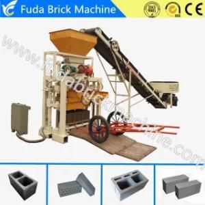Qt40c-1 Semi Automatic Concrete Brick Block Machine Price