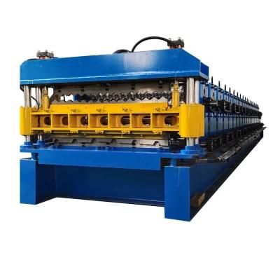New Roof Use Double Layer Corrugated Profile Steel Roofing Sheet Roll Forming Machine Roof Tile Making Machine