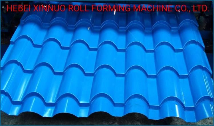 Roofing Sheet Making Glazed Metal Roll Forming Machine