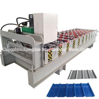 Teapezoidal Roofing Sheet Fast Electric Shearing Roll Forming Machine