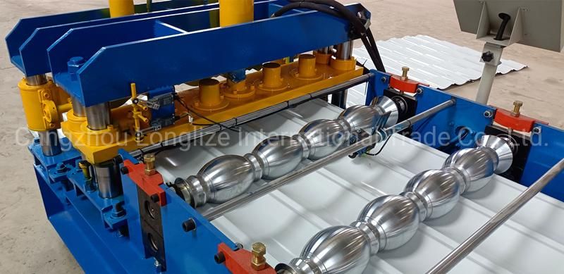 Made in China High Speed Color Steel Alvanized Glazed Roof Tile Corrugated Tile Roll Forming Machine