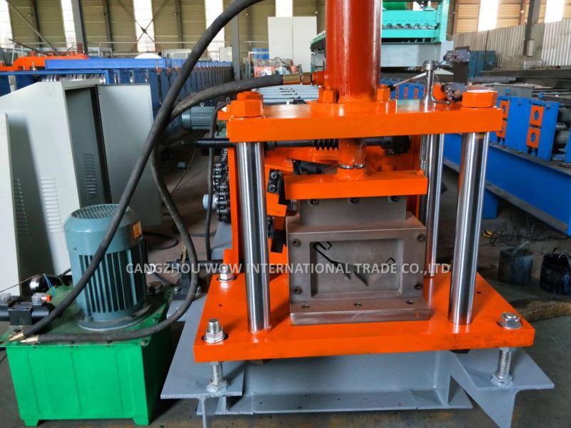 Building Material Steel Shutter Door Frame Roll Forming Machine