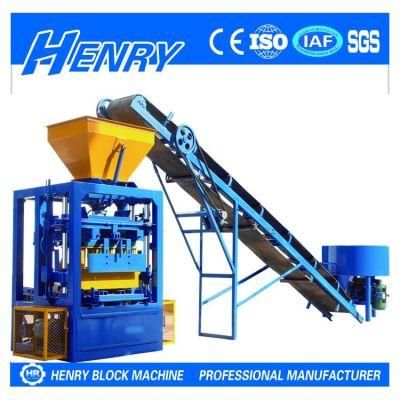 Qt4-24 Most Popular Simple Vibrated Concrete Cement Brick Block Making Machine Best Price
