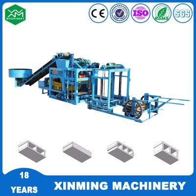 Qt4-25 Automatic Concrete Vibration Brick Making Machine Hollow Block Machine