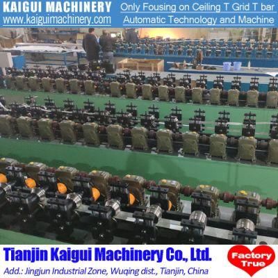 Fully Automatic T Grid Forming Machine Main Tee 38X24X3660/3050mm Cross Tee 26X24X610/1220mm