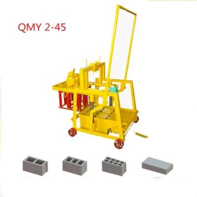 Customize Construction Machinery 2A Portable Brick Making Machine Concrete/Hollow/Paver/Block/Making Machine for Sale