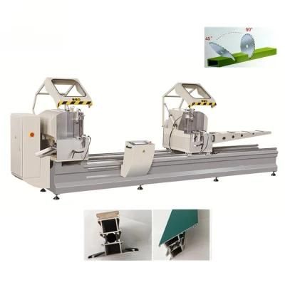 High Speed 45 Degree 2 Heads CNC Aluminum Cutting Machine