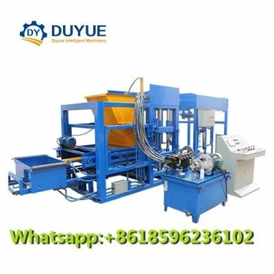 Qt4-25 Automatic Cement Block Moulding Machine in Africa