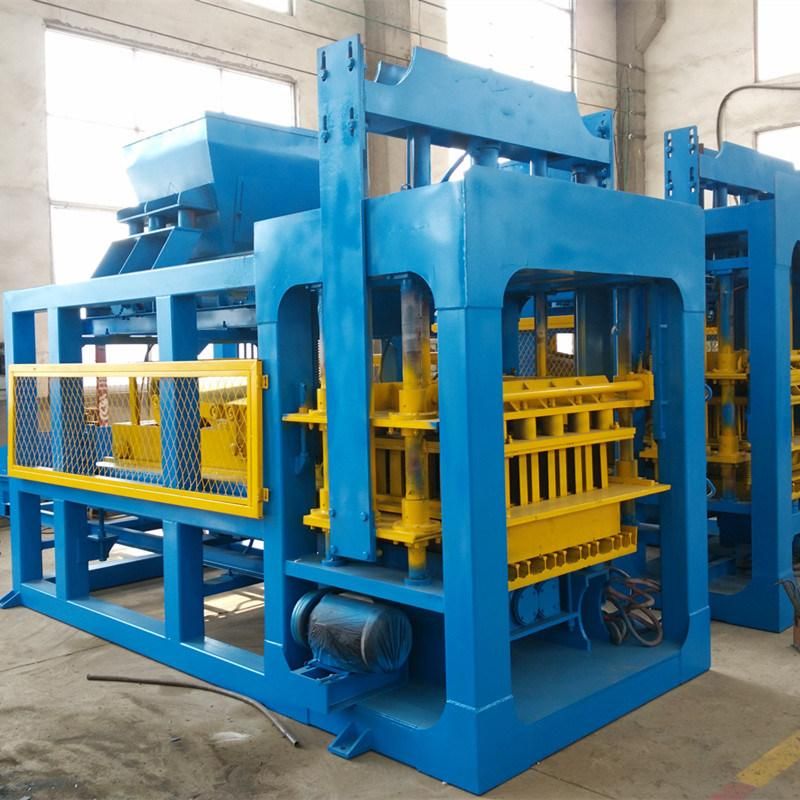 Qt12-15 Automatic Concrete Block Production Line Brick Making Machine