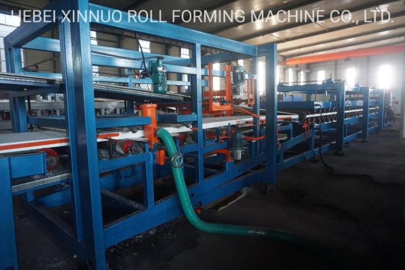 Xinnuo Manufacturing EPS and Rock Wool Sandwich Panel Z Lock Roof Panel Production Line