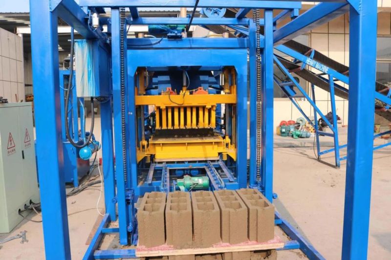 Factory Used Qt4-18 Automatic Hollow Brick Machinery Concrete Block Making Machine with High Capacity