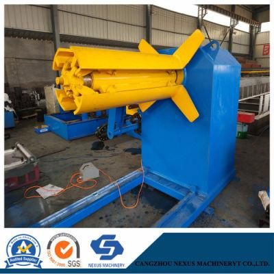 5t/8t/10t Metal Coils Hydraulic Uncoiler with Loading Car for Slitting Line Roll Forming Machine