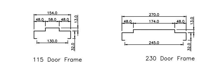 Dixin Steel Door Frame Roll Forming Machine