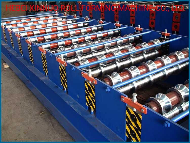 1000 Colored Steel Roofing Sheet Cold Roll Forming Machine