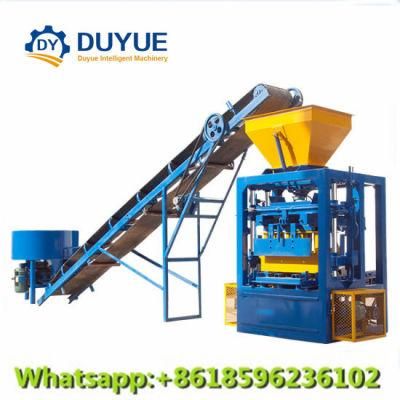 Qt4-24 Raw Material China Clay Brick Making Machine, Block Making Machine / Machinery