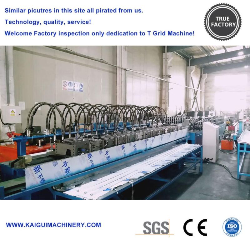 Automatic T Bar Ceiling T Grid Channel Roll Forming Machine
