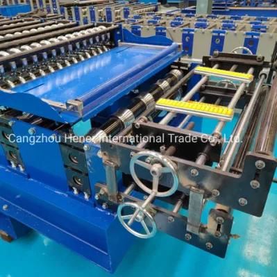 Hot Sale PPGI Color Steel Roll Forming Tile Roof Sheet Standing Seam Double Layer Roll Forming Machinery