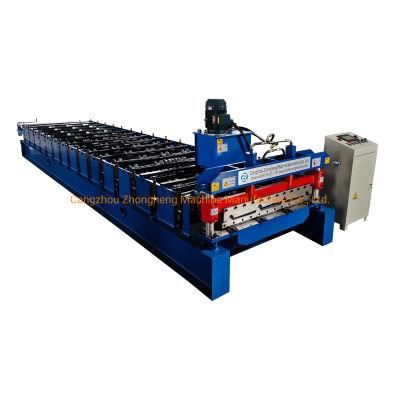 Ibr Aluminium Metal Roof Sheet Shaping Machinery High Rib CNC Iron Panel Cold Roll Forming Machine in Low