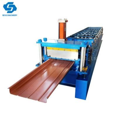 Newlok Standing Seam Roofing Machine Self Lock Sheet Making Machine