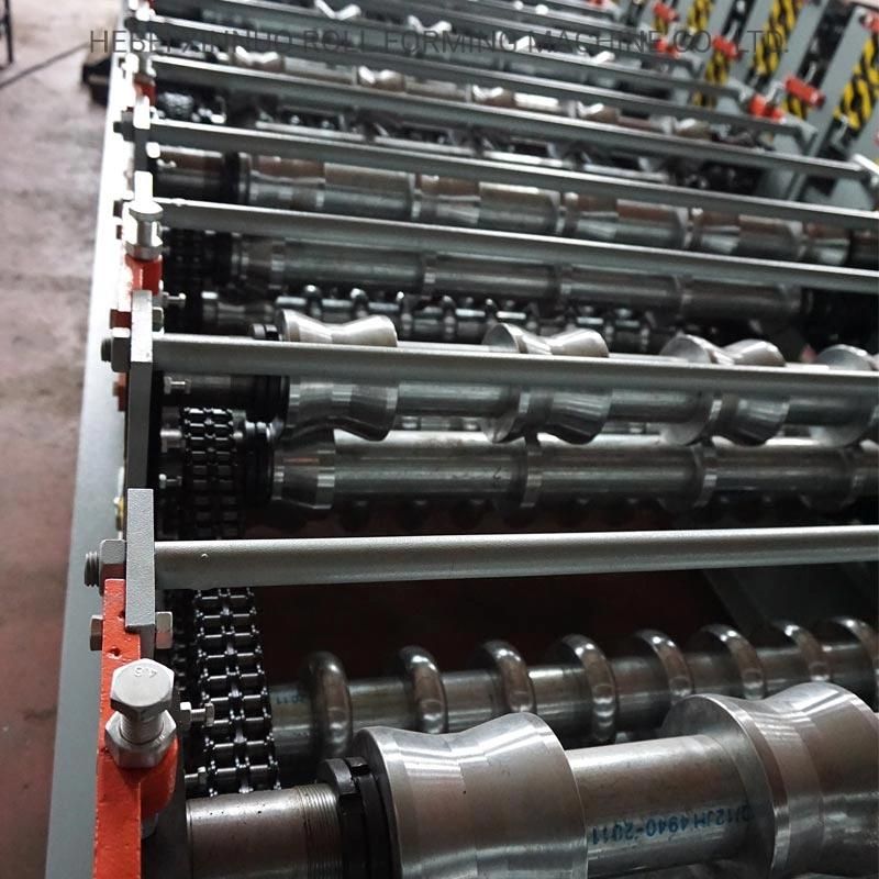 Double Layer Corrugated Roofing Sheet Metal Roll Forming Machine