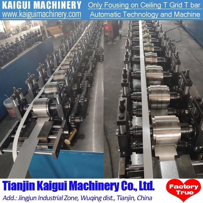 Ceiling T Grid Roll Forming Machine for Suspension False Ceiling