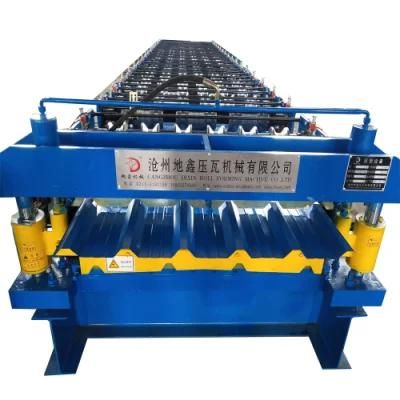 Double Layer Glazed/Corrugated/Trapezoidal Roof Tile Roll Forming Making Machine