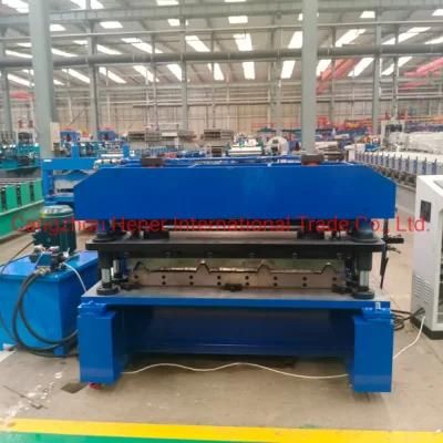 Trapezoidal Roof Sheet Cold Roll Forming Machine