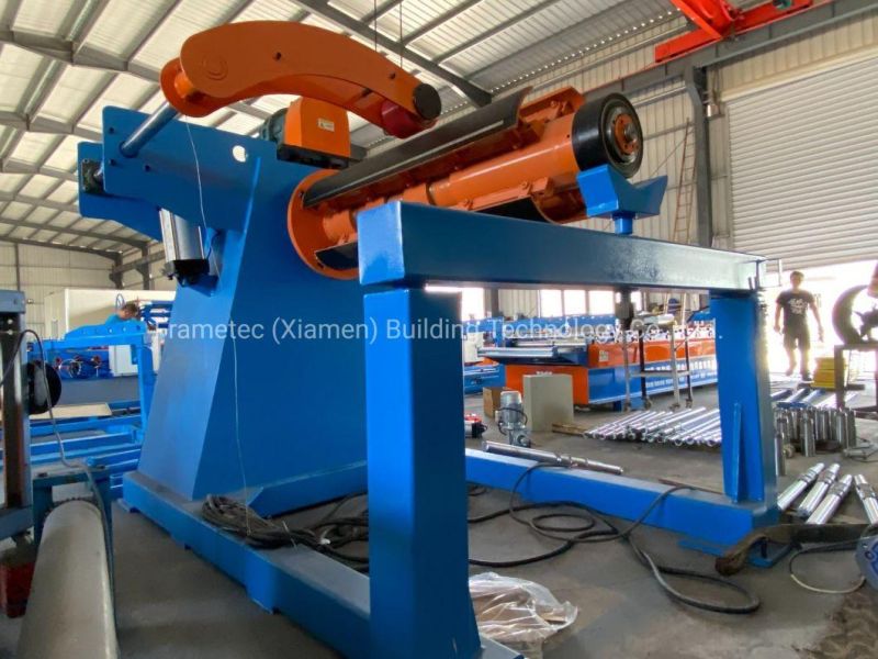 PLC Control High Speed Metal Deck Roofing Two Profiles Double Layer Roll Forming Machine