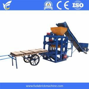 Qt4-24 Concrete Semi Automatic Fly Ash Block Making Machine Hot Sale