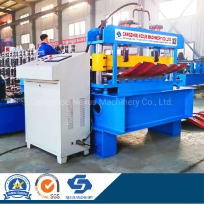Arch Roof Building Sheet Metal Hydraulic Cranking Bending Curving Roll Forming Machine