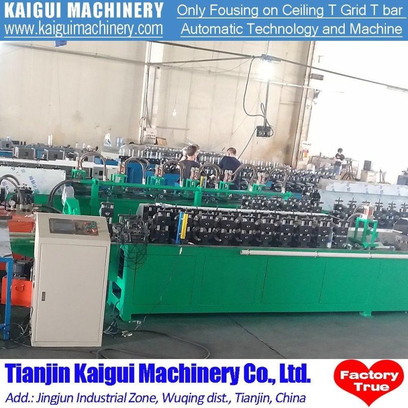 Factory Fully Automatic T Grid T Bar Forming Machine Main Tee