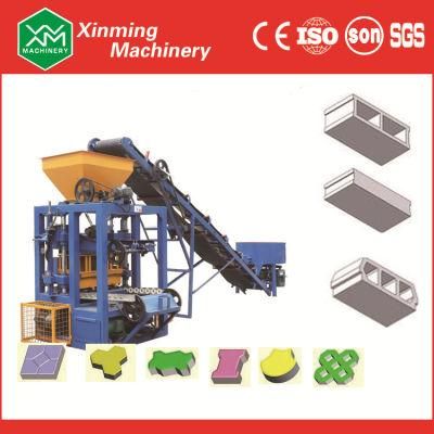 Qt4-24 Hollow Block Machine Concrete Block / Paving Block Making Machinery with High Capacity