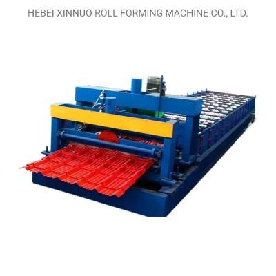 Xinnuo 960 Glazed Tile Metal Sheet Roll Forming Machine for Roofing