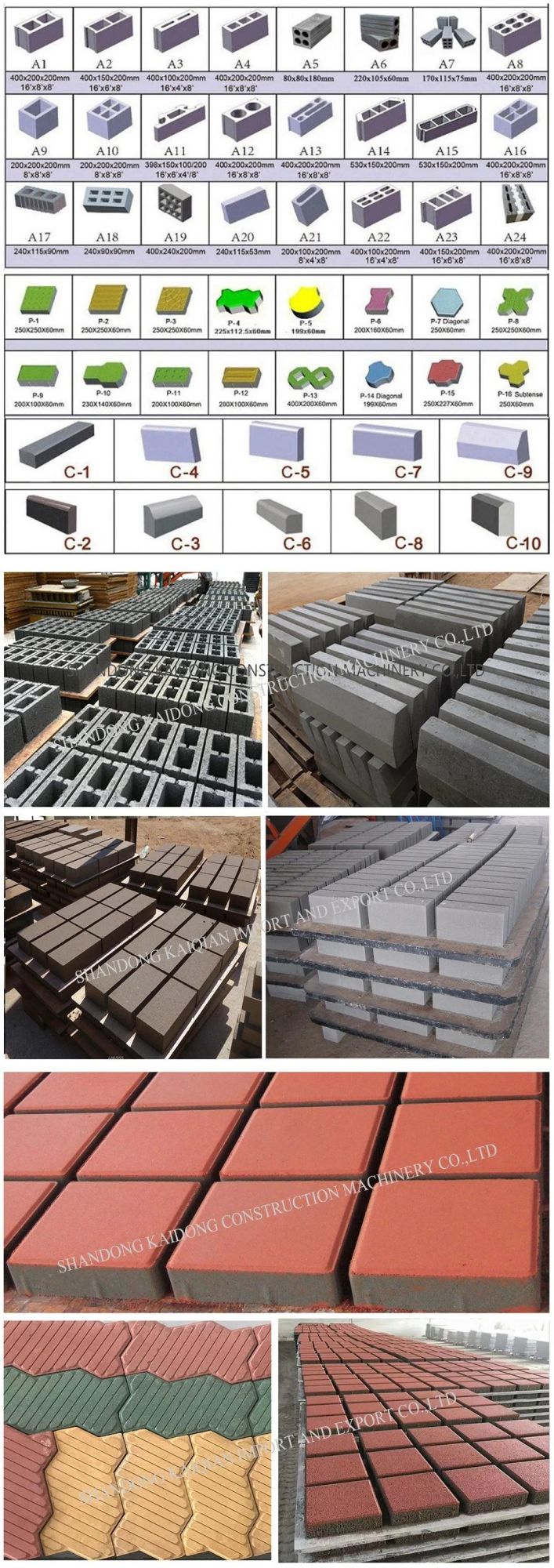 Hot Sale Automatic Concrete Cement Block Brick Making Machine Price