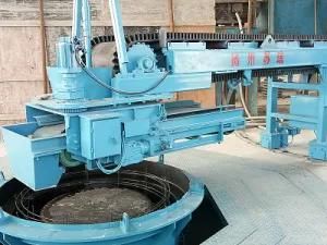 The High Efficiency Vibrator Vibrates The Concrete Pipe Machine Plant